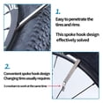 thumbnail image 2 of Greeniant Palanca para neumáticos de bicicletas de 3 piezas, tratamiento térmico de acero inoxidable, cuchara para neumáticos, abridor para cambiar Ciclismo Greeniant BFH000986-00, 2 of 6