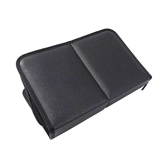 OUNONA Estuche Negro Para Brochas De Maquillaje Multiusos Con Organizador Para Pinceles Y Cosméticos