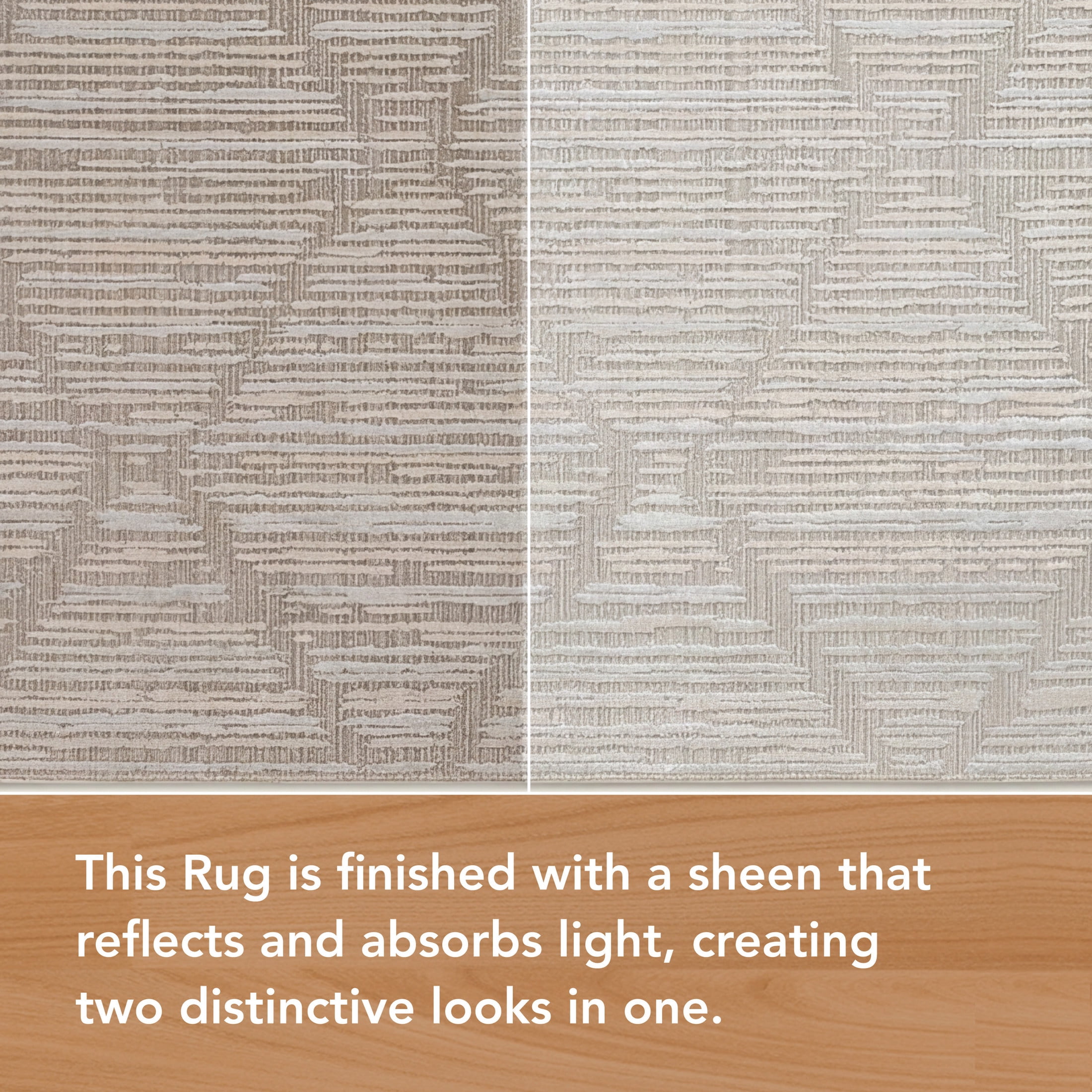 CHI Greer Geo Cream 8'6" x 13' Area Rug