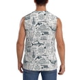 thumbnail image 4 of Pofeuu Vintage Sailboats Print Men's Muscle T-Shirt, Sleeveless, Muscle Tank, Classic Muscle Tee Top For Men Casual Sleeveless Muscle T-Shirt Trendy Clothes-Large, 4 of 7