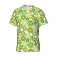 thumbnail image 3 of Rocae Kiwi Lemon for Men's Moisture-Wicking Crew Tee - T-Shirt for Sports, Outdoor Activities, and Casual Wear3X-Large, 3 of 9