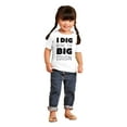 thumbnail image 4 of Dig Being Big Cousin Family Little Toddler Boy Girl T Shirt Infant Toddler Brisco Brands 18M, 4 of 6