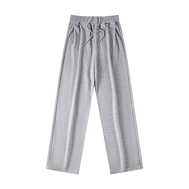 Ichuanyi liquidación de la moda femenina pantalones sueltos de longitud completa pantalones sólidos pantalones de pierna larga ICHUANYI WER202308217626