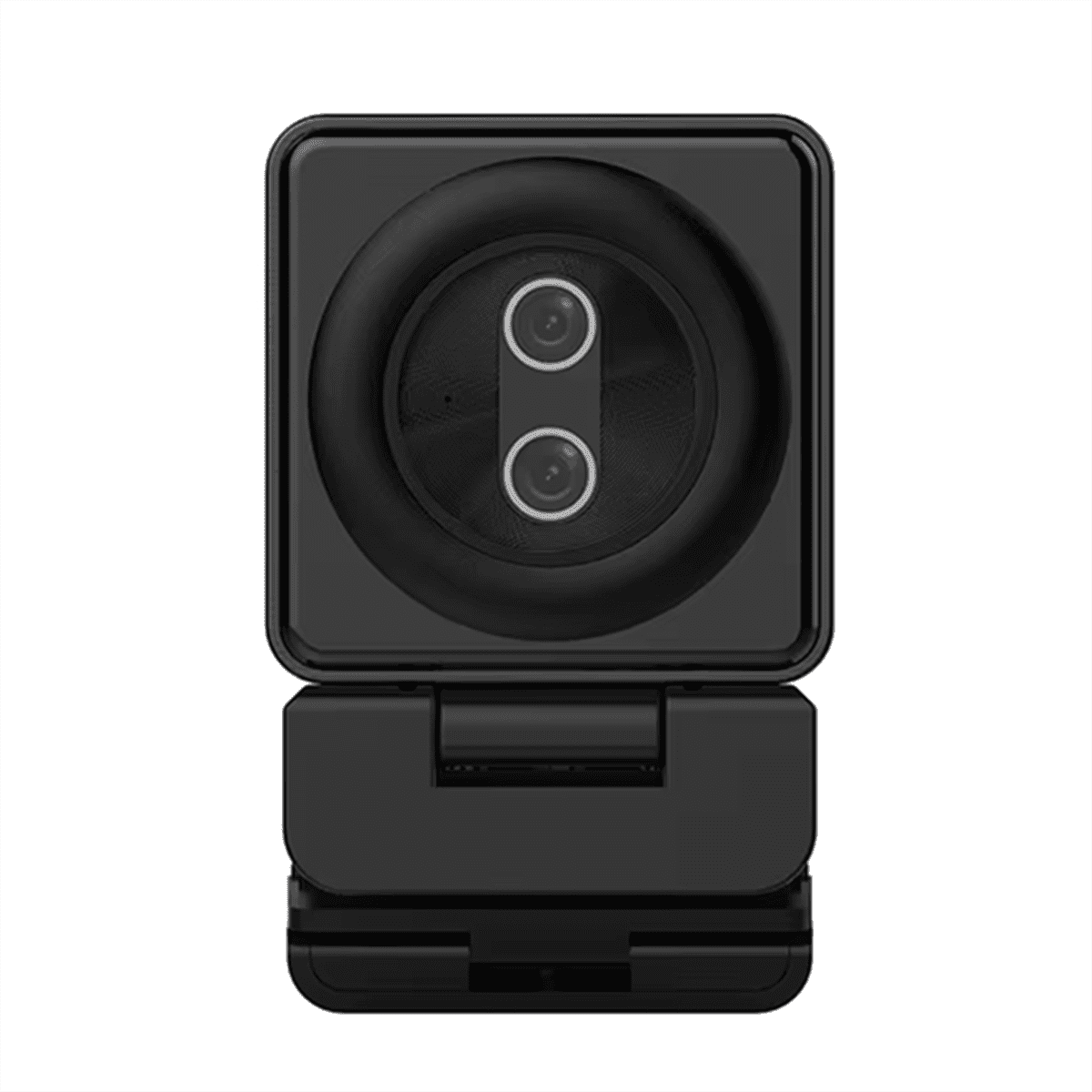 12MP 4K Webcam 30fps Dual Lens USB Web Cam with Microphone Auto Focus Living Stream Camera 20X Zoom for Live Broadcast,1 * Binocular Camera 1 * Remote Control,Black