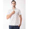 thumbnail image 2 of Chemises de Golf pour Hommes à Manches Courtes, Évacuation de l'Humidité, Ajustement Sec, Motifs Imprimés, Col à Revers, Performance Polo Chemises de Golf pour Hommes, 2 of 6
