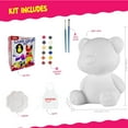 thumbnail image 4 of Jienlioq Paint Your Own Bear Lamp Kit, Art Supplies Arts & Crafts Kit, Painting kit for Kids 6-12, Arts and Crafts for Kids Ages 8-12, Toys Girls Boy Birthday Christmas Gift, 4 of 6
