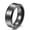 8mm Black Polished, variant on 6/8mm Tungsten Carbide Silver/Black Women's Wedding Band Polished Ring Size 6-11