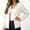 White, variant on BXJX Womens Fleece Jackets, Full Zip Stand up Collar Long Sleeve Thermal Warm Outerwear with Pockets Gray Size M-5XL