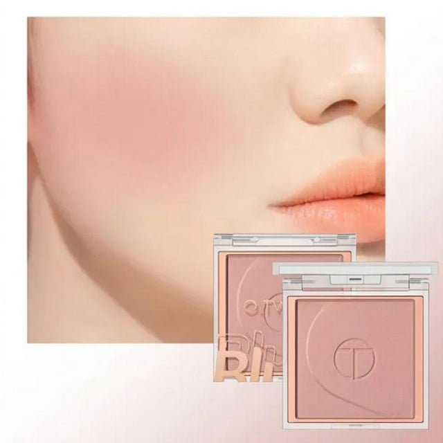 O.TWO.O Cheek Powder Face Makeup Long Lasting Cosmetic Light Shiny Soft