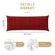 thumbnail image 3 of Fotbe Red Black Houndstooth Funda para Almohada Corporal con Diseño, Funda de Microfibra Ultrasuave de 20x54 Pulgadas, Ropa de Cama Elegante, 3 of 7