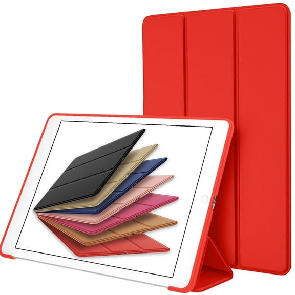 iPad 9th 8th 7th Gen 2021 2020 2019 Case A2602 MK2K3LL/A MK2L3LL/A A2604 MK2N3LL/A MK2P3LL/A A2603 A2605 MK663LL/A MK6A3LL/A MK693LL/A A2270 MYLC2LL/A A2428 A2429 A2430 A2197 MW762LL/A - Red