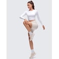 thumbnail image 3 of CRZ YOGA Brushed Workout Long Sleeve Shirts for Women Warm Athletic Running Yoga Tops Breathable Crop Tees, 3 of 6