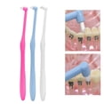 thumbnail image 1 of 3 Pieces Tuft Toothbrush Tufted Brush End Tufted Tapered Trimming Toothbrush Soft Trimming Toothbrush Single Compact Interdental Brush For Detail Cleaning, 1 of 5