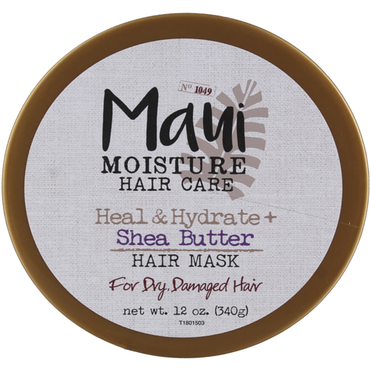 Maui Moisture Heal And Hydrate + Shea Butter Hair Mask, Coconut, 12 oz (6 pack) (Bundle)