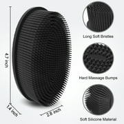 Soft Silicone Body Scrubber, Exfoliating Shower Scrubber for Cleansing Skin, Lathers Well