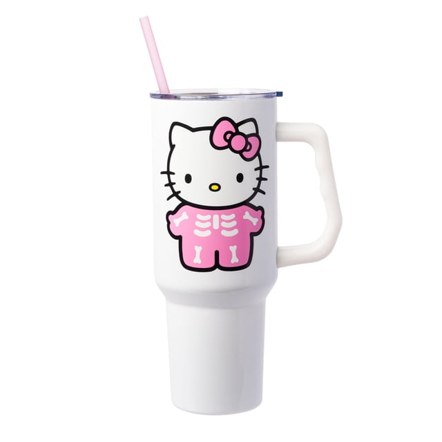 Vaso plateado Buffalo Sanrio Hello Kitty Halloween, 1 litro