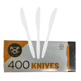 thumbnail image 5 of VeZee's Disposable POP-TOP Premimum Quality White Medium Weght 400CT Value Pack Knives : 10 Pack, 5 of 5