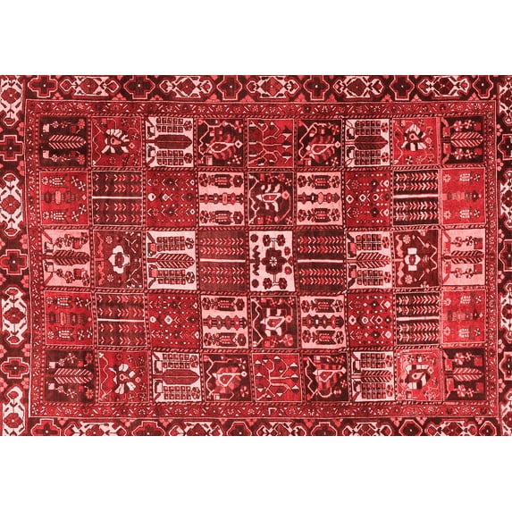 Ahgly Company Indoor Rectangle Persian Red Traditional Area Rugs, 5' x 8'