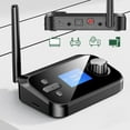 thumbnail image 5 of Leyeet Bluetooth Transmitter Receiver for TV, 2-in-1 Bluetooth 5.0 Audio Adapter for Headphones with LCD Display Volume Control Optical AUX RCA for Headphone Speaker TV Home Stereo, 5 of 10