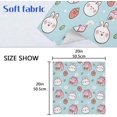 thumbnail image 7 of Coolnut Rabbit Milk Cloth Napkins Set of 4,Reusable Washable Polyester Dinner Table Napkins for Kitchen,Dining,Restaurant,Party Decoration, 7 of 7