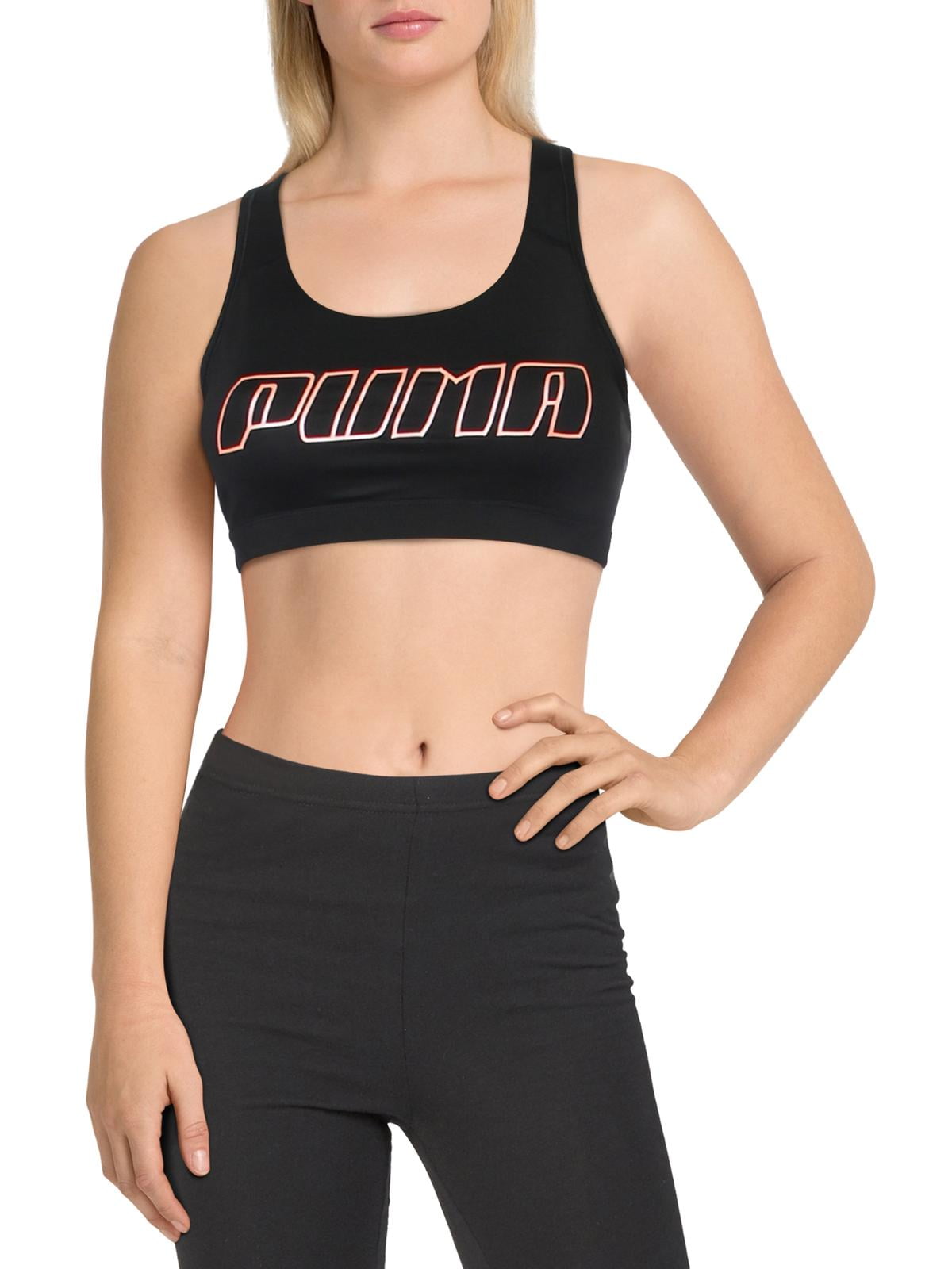 puma medium impact seamless sports bra