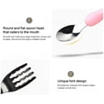 thumbnail image 4 of Stainless Steel Cutlery Set Cartoon Fork Spoon with Portable Cutlery Box Reusable Pink, 4 of 4