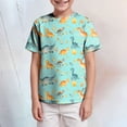 thumbnail image 2 of Hessimy Youth Boys Kids T Shirts Quick Dry Short Sleeve Moisture Wicking Tee Shirts Athletic Tops,Athletic Tee(Mint Green,10-11 Years), 2 of 5