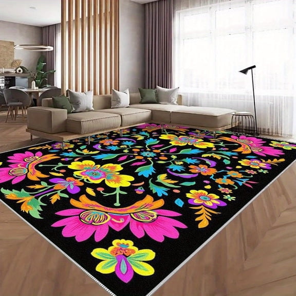 6.5'x10' persian carpet indoor carpet animal print area rug neutral area rug pure cozy area rug