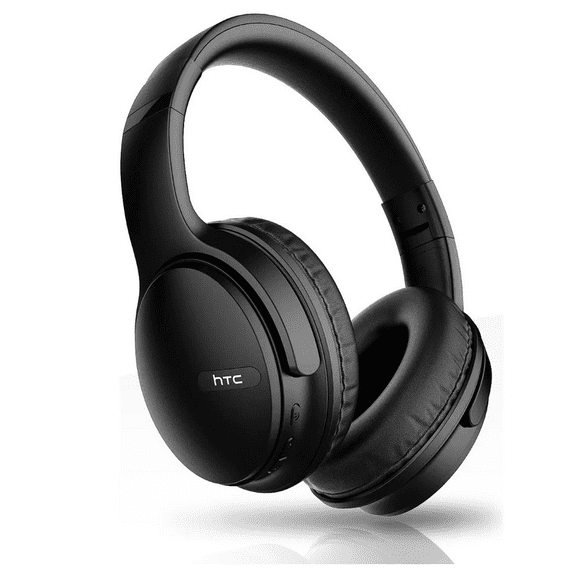 Audífono gamer BLOOSOM inalámbrico HTC HP01 negro con luz LED