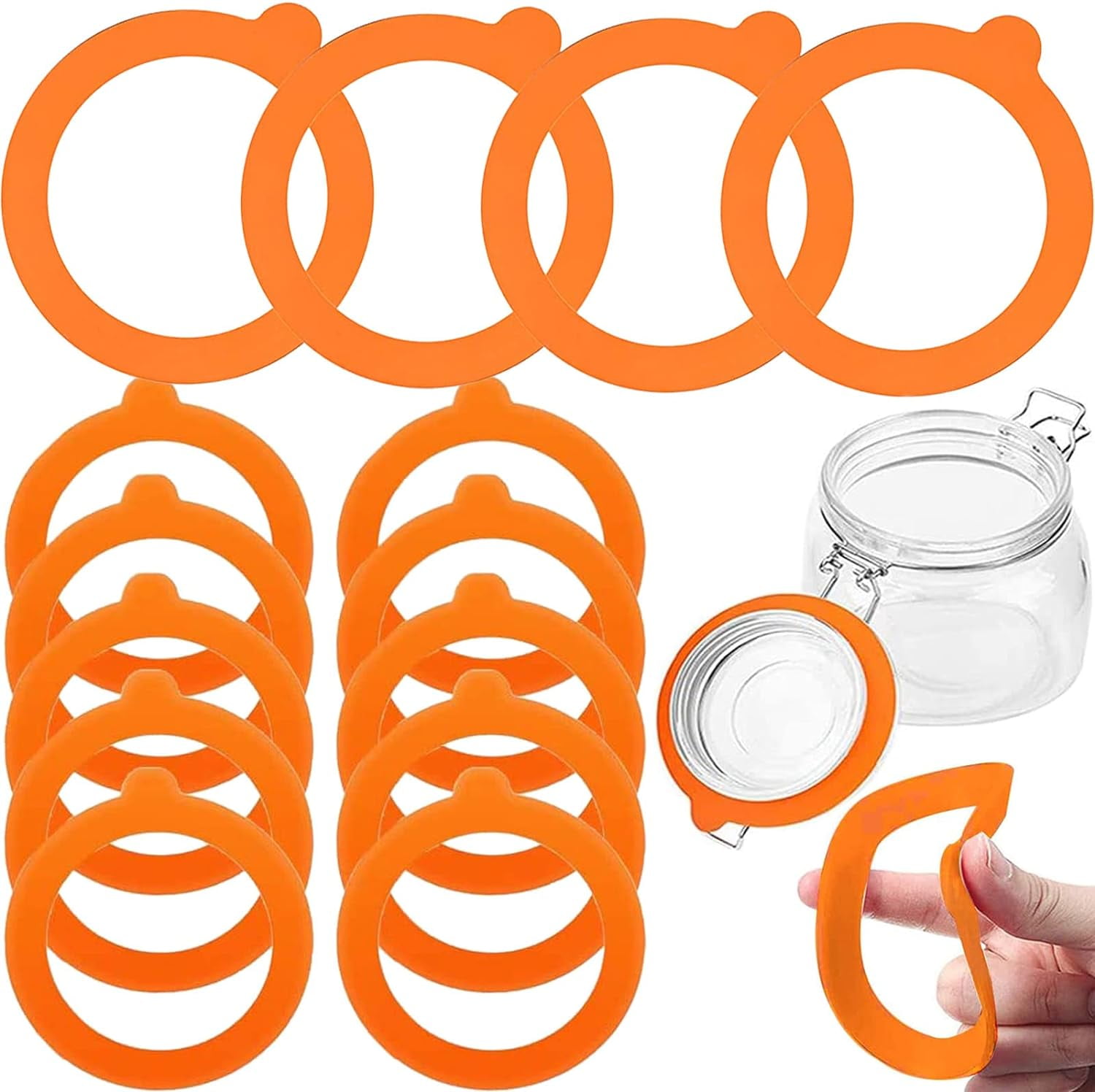 Joints De Rechange Pour Pots Alimentaires 16 Et 24 Oz – Silicone Alimentaire, Sans BPA, Lot De 3 | Étanchéité Récipients Isothermes - 4