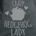 thumbnail image 3 of CafePress - Crazy Hedgehog Lady T Shirt - Women's Traditional Fit Dark T-Shirt, 3 of 4