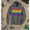 thumbnail image 3 of S4E Men's Pride Flag Life Harmony Spirit Hoodie Sweatshirts XX-Large Charcoal, 3 of 4