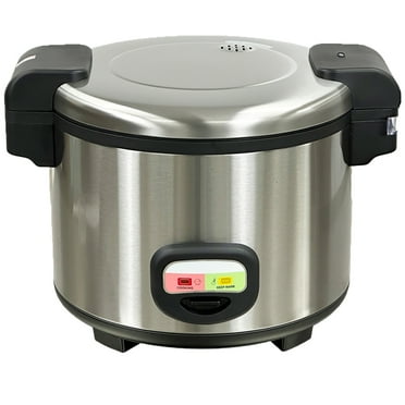 30 Cup Commercial Rice Cooker and Warmer, NSF Stainless Steel Rice Cooker