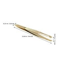 thumbnail image 3 of Shisuyan 2Pcs Precision Eyebrow Tweezers Set For Women With Stainless Steel For Travel Use, 3 of 8