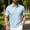 light blue, variant on Men's Big and Tall Short Sleeve Casual Button Shirt Casual