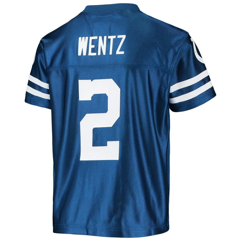 Youth Carson Wentz Royal Indianapolis Colts Replica Jersey Walmart