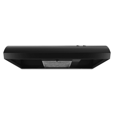 Whirlpool - 30" Recirculating Range Hood - Black