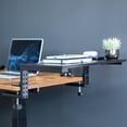 thumbnail image 2 of VIVO Clamp-on 56cm Desk Extension Shelf for Gaming PC, Ergonomic Computer Monitor and Laptop Riser, Printer Stand, Versatile with Freestanding Feet I, 2 of 9