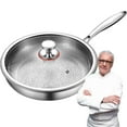 thumbnail image 1 of Plateful Titanium Pan, Platefull Titanium Hammered Frying Pan with Lid, Upgraded Non-stick Without Coating Titaniums Pro Cookware, Scratch-Resistant Durable Frying Pans, 1 of 8
