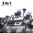 thumbnail image 5 of Bracketron TripGrip Window & Vent Car Phone Mount with 9.5” Flexible Gooseneck, TemperBond Suction Cup, One-Button Expansion, 360° Rotation, Fits Phones with Cases, 5 of 7