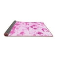 thumbnail image 2 of Ahgly Company Indoor Rectangle Abstract Pink Modern Area Rugs, 2' x 4', 2 of 4