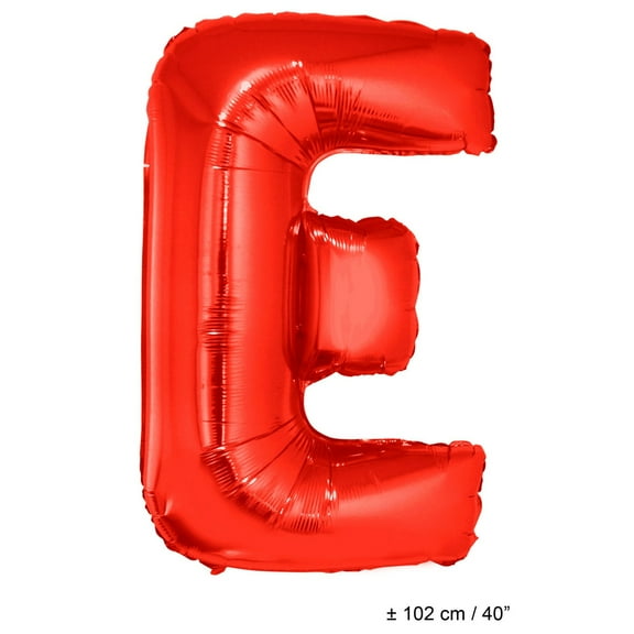 Balloon-Foil-Letter E-40"-Red