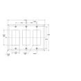 thumbnail image 2 of Placa de pared Leviton Decora GFCI de 3 elementos, estándar, termoestable, negra, 2 of 2