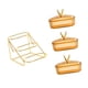 thumbnail image 1 of Cesta de frutas, plato para aperitivos, elegante soporte multifuncional para almacenar frutas estilo A 3 cuadrículas, 1 of 9