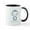 White/Black Inside, variant on CafePress - Cheeky Monkey Mugs - 11 oz Ceramic Mug - Novelty Coffee Tea Cup