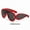 C9 Red-Black, variant on Luxury Y2K Cyberpunk Sunglasses - Oversized Eyewear for Summer Parties & Sun Protection - UV400