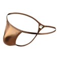 thumbnail image 4 of Calzoncillos con bolsa abultada para hombre Ver a través de T-back Cómodo Bikini Jockstrap Ropa interior Oro XL jinwen Ropa interior de tanga para hombres, 4 of 6