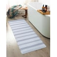 thumbnail image 3 of Unique Loom Comfort Mat Collection - Stripes (2'  x 5' Rectangle White), 3 of 5