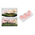 thumbnail image 3 of 5pcs Miniature Model Trees N scale Train Street Diorama Scenery Decorations Pink, 3 of 8