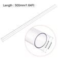 thumbnail image 2 of Polycarbonate Rigid Round Clear Tubing 15mm(0.59 Inch)IDx16mm(0.63 Inch)ODx500mm(1.64ft) Length Plastic Tube, 2 of 5